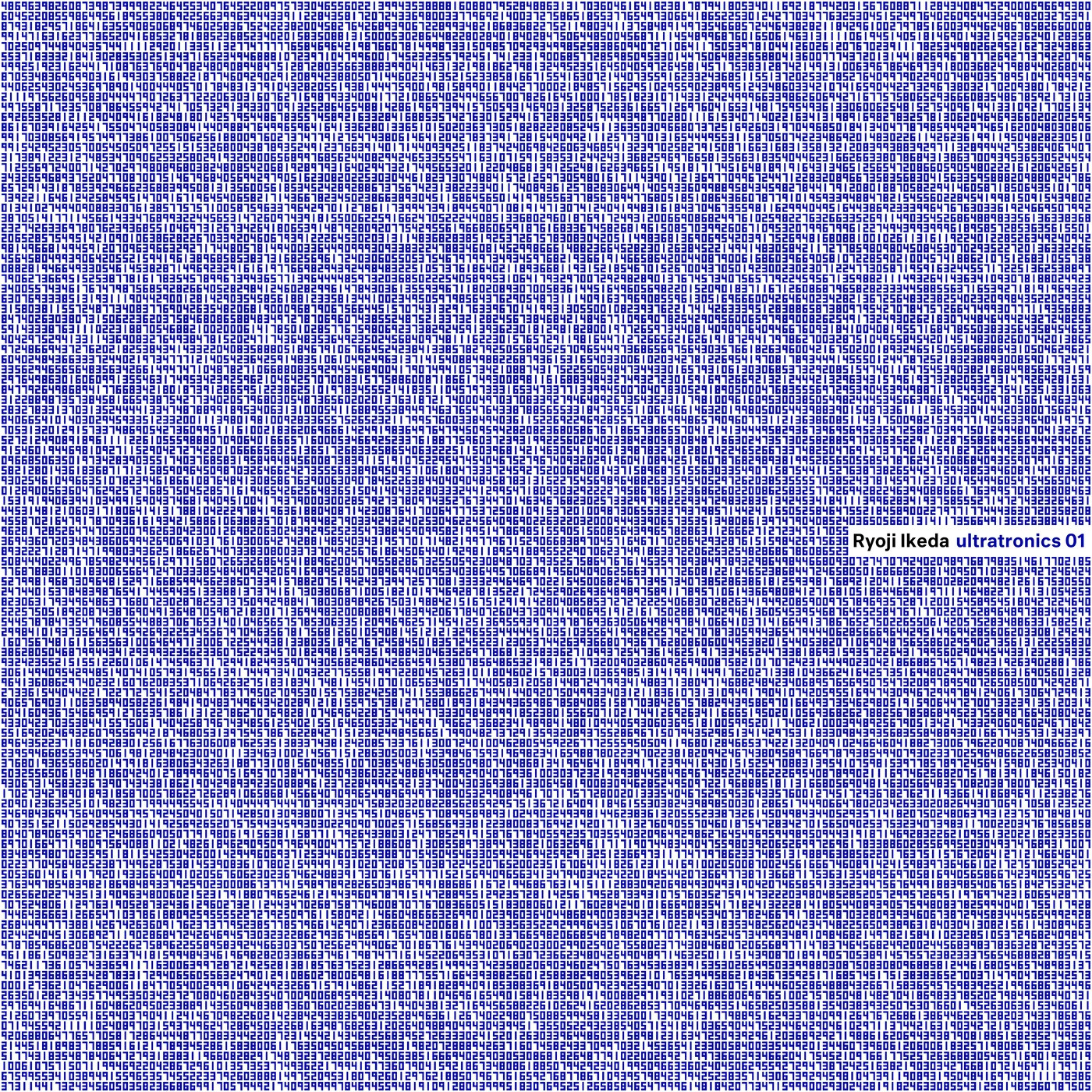 Ryoji Ikeda – ultratronics - Black Rhino Radio
